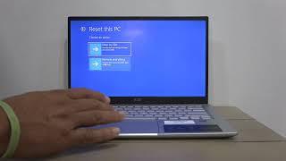 How to factory reset restore your Acer laptop