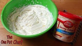 Quick Tips Store Bought Frosting Super Tip  One Pot Chef