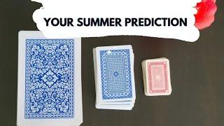 YOUR SUMMER PREDICTION️PICK A CARD READING DIVINATION WITH PLAYING CARDS #timelessreading