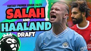 UNREAL SALAH & HAALAND DRAFT Fantasy Premier League 2425