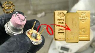 Gold Recovery from 2 leg  RF Transistors  Gold Recovery From Transistors  Gold Recovery