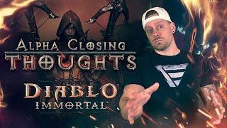 Diablo Immortal Alpha is GONE - My Thoughts