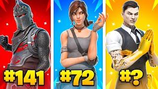 148 Battle Pass Skins Ranked.. Fortnite