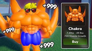 I Unlocked New Hidden Gym And Max Chakra Body Alter In Roblox Gym League