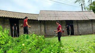 Take care of the vegetable garden and clean up the house full of weeds for Mr. Hoan