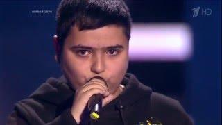 The Voice Kids RU 2016 Azer — «Maybe I Maybe You» Blind Auditions  Голос Дети 3. Азер Насибов. СП