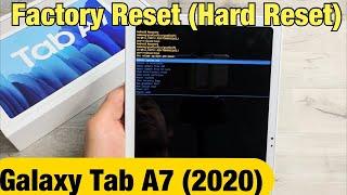 Galaxy Tab A7 2020 How to Factory Reset Hard Reset