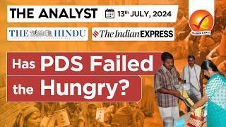 The Analyst 13th July 2024 Current Affairs Today  Vajiram and Ravi Daily Newspaper Analysis
