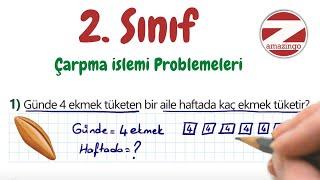 2. Sınıf Çarpma İşlemi Problemleri ve Çözümleri