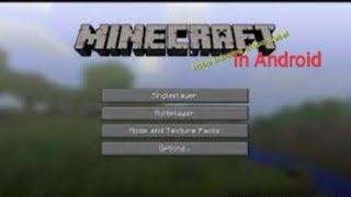 Install MCJE in Android just one secret app no mods.