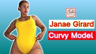 Janae Girard ... Honey Dip American Curvy Plus Size Model  Beautiful Fashion Model  Biography