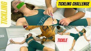 Romantic tickling Challenge Husbands Love Language to Surprise Wife  reaction #tickling #tickles