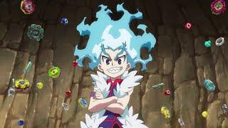 TRAINING OF THE WHITE TYRANT  BEYBLADE BURST DB EPISODE 23