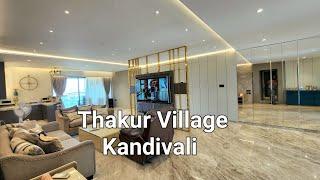 Sold  6.25 crore 4bhk Exclusively Furnished Jodi Vishnu Shivam Tower Thakur Village Kandivali