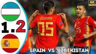 Uzbekistan vs Spain 1-2 2024   Football Paris 2024 Olympics