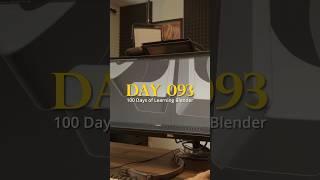 Day 93 of 100 days of blender - 1hr 38 #blender #blender3d #100daychallenge