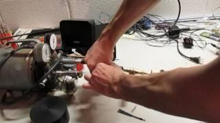 How to make A homemade vacuum tube part5-testing the vacuum