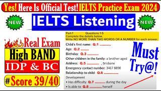 IELTS LISTENING PRACTICE TEST 2024 WITH ANSWERS  06.08.2024