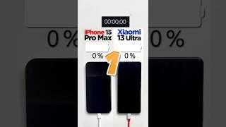 iPhone 15 Pro Max vs. Xiaomi 13 Ultra Charging Test ️