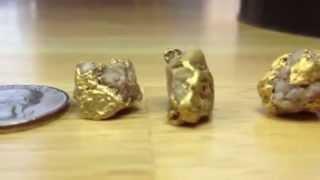 Gorgeous gold in quartz specimen gold nuggets