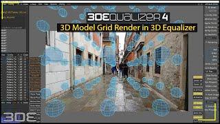 How to Create 3DModel Grid in 3D Equalizer  3D Equalizer 3DModel Grid Creator & Render