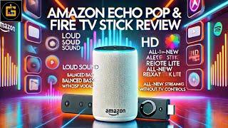 Amazon Echo Pop & Fire TV Stick Lite Review  Smart Speaker & HD Streaming#Amazon Echo Pop