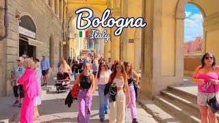 Bologna Italy  - Summer 2024 - 4k HDR 60fps Walking Tour ▶163min