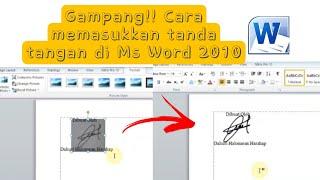 Cara memasukkan tanda tangan di Microsoft Word 2010