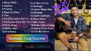 Neetesh Jung Kunwar -Top20 Best Songs Collection NJK  Audio Jukebox  FeelMoment