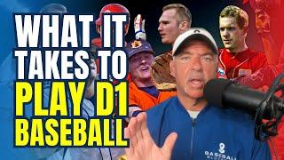 What It Takes To Play D1 Baseball NCAA