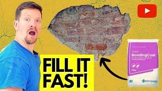 Quickest EASIEST WAY To Fix Blown Plaster CRACKS GONE FOREVER