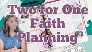 Two for One Faith Planning  Faith Plan With Me  Illustrated Faith