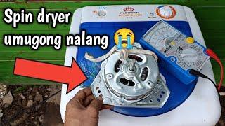 Spin dryer umugong nalang  Step by step repair and tutorial byJM TUTORIAL