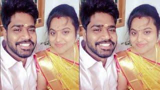 Vj Kathir With Wife Sindhu After Marriage Photos  Vj Kathir Wedding