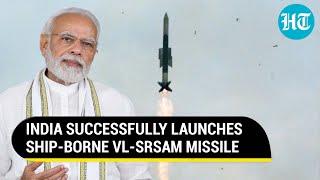 India gets firepower boost VL-SRSAM surface-to-air missile successfully tested off Odisha coast