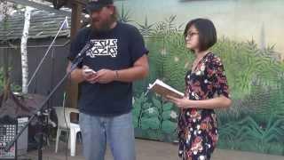 NYC Poets Nichole Acosta & Verless Doran @ The Inspired Words Big Garden Poetry Showcase