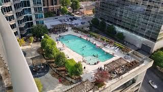 Twelve Hotel Downtown Atlanta- View from the balcony.