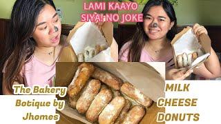 FOOD VLOG  MILK CHEESE DONUTS BY THEBAKERYBOUTIQUEBYJHOMES