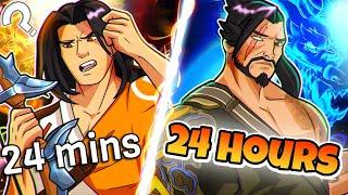 i played hanzo for 24 HOURS because hes all luck