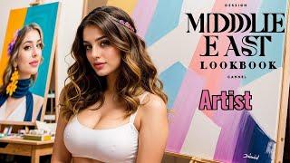 4K AI Lookbook Model Video-Arabian-Artist