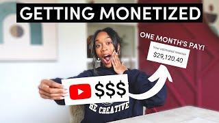 YOUTUBE MONETIZATION PROCESS  Eligibility Taxes Shorts Fund & Revealing My Monthly Payments