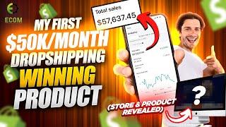 My First $50kmonth Dropshipping Winning Product Store & Product Revealed