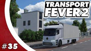 Alpenkarte - Elektrische LKWBusse - Lets Play - Transport Fever 2 3502 Gameplay DeutschGerman