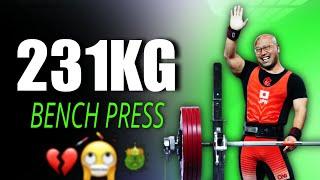 Kodama Daiki Crushes World Record Wins Gold in Bench Press 231kg