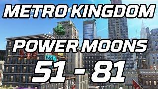Super Mario Odyssey Metro Kingdom Post Game Power Moons 51 - 81 Guide