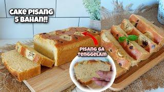 LHO BISA YA TANPA SP TANPA BP JADI CAKE PISANG LEMBUT MOIST ENAK DAN CANTIK