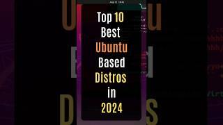 Top 10 Best Ubuntu Based Linux Distros in 2024 #ubuntu #linux