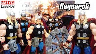 Marvel Legends Ragnarok and previous Classic Thor figures Review and Comparison