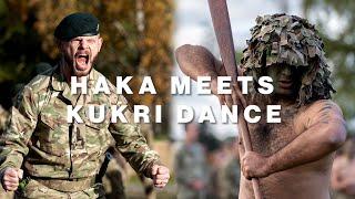 NZDF Haka meets Gurkari Kukri Dance  New Zealand Army