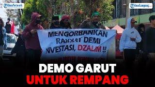 DEMO WARGA GARUT SOAL KASUS REMPANG  TUNTUT JANJI JOKOWI  BAKAL GELAR AKSI DI BANDUNG